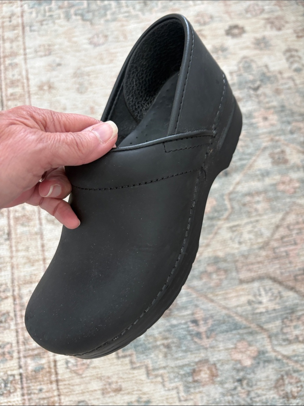 Dansko Professional Black Slip-On Clogs - Picture 2 of 5